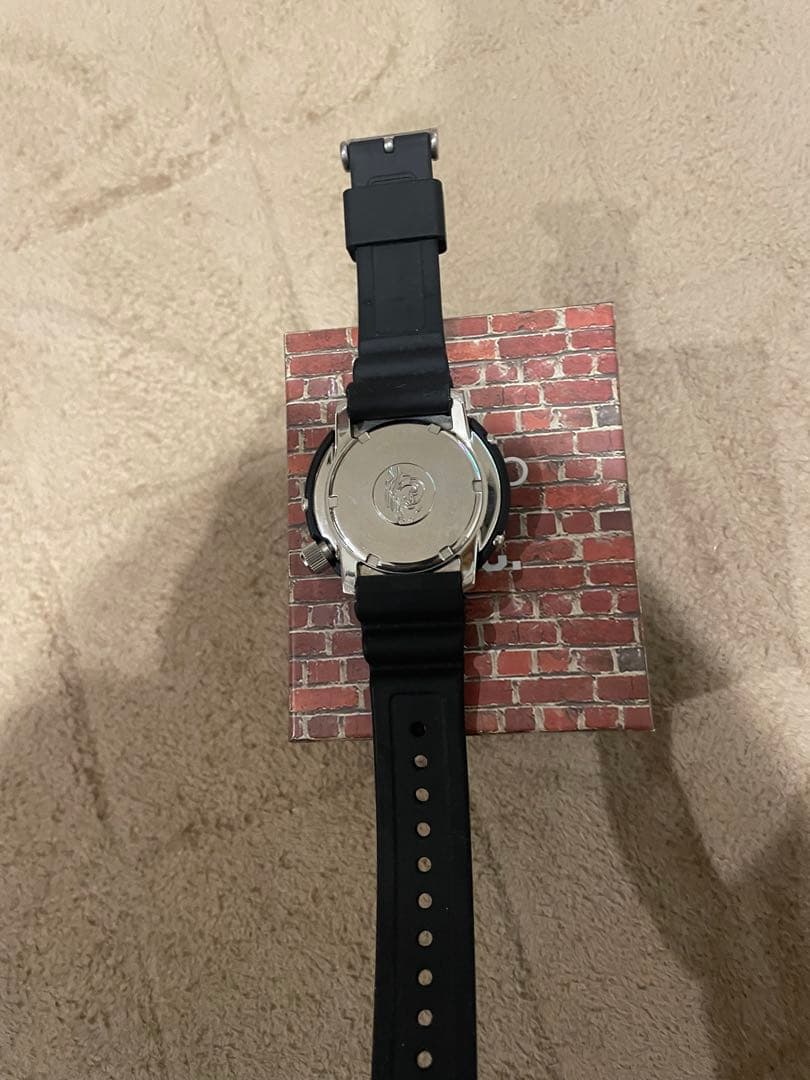 SEIKO ソーラー ダイバーズ時計 ラバーベルト　prospex