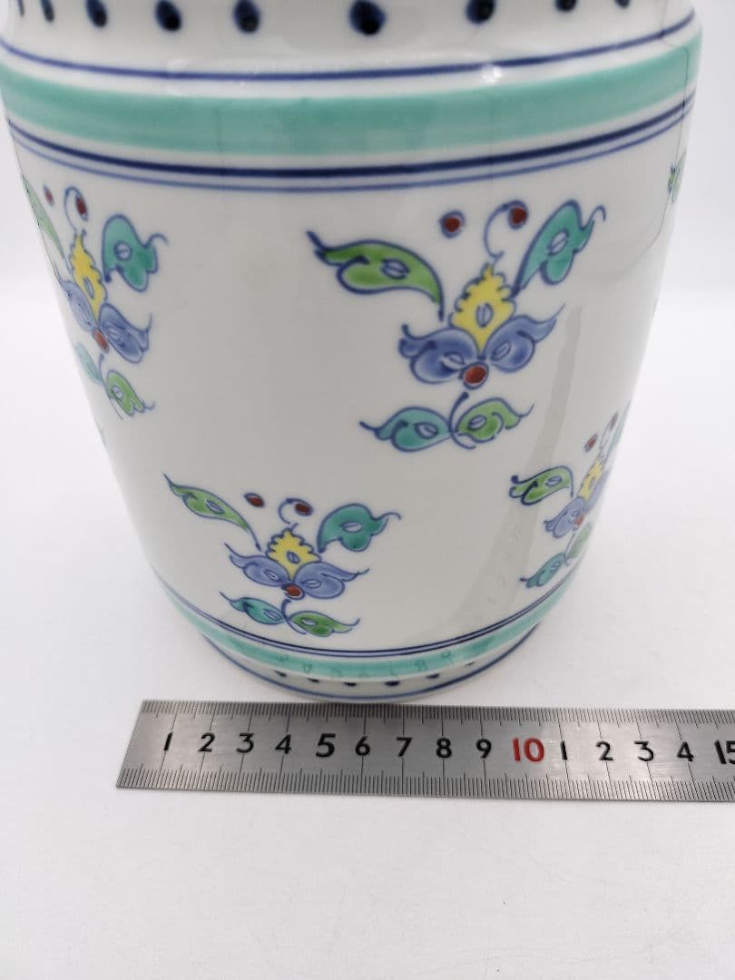 c536 【新品・未使用】水指 オランダ 平安　手塚祥堂 茶道具