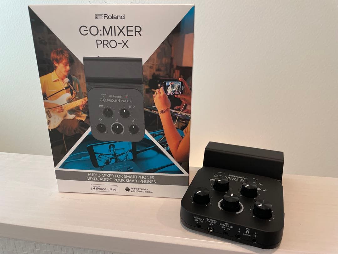 ROLAND GO：MIXERPRO-X モバイルデバイスポータブルミキサー