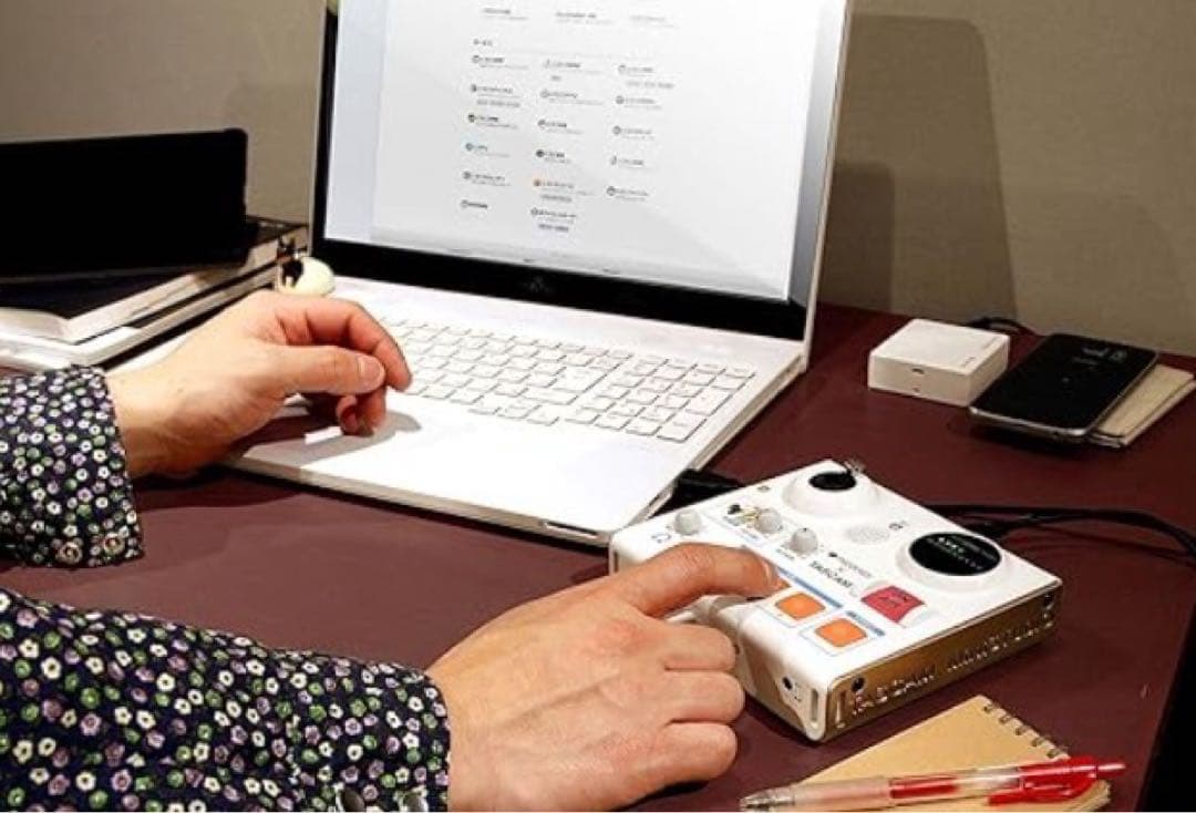 極美品】TASCAM US-32 配信用 オーディオインターフェース 初心者◎