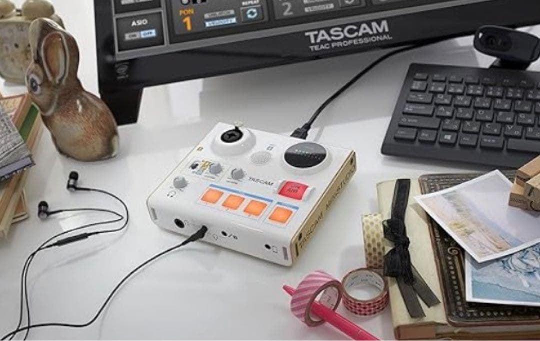 極美品】TASCAM US-32 配信用 オーディオインターフェース 初心者◎