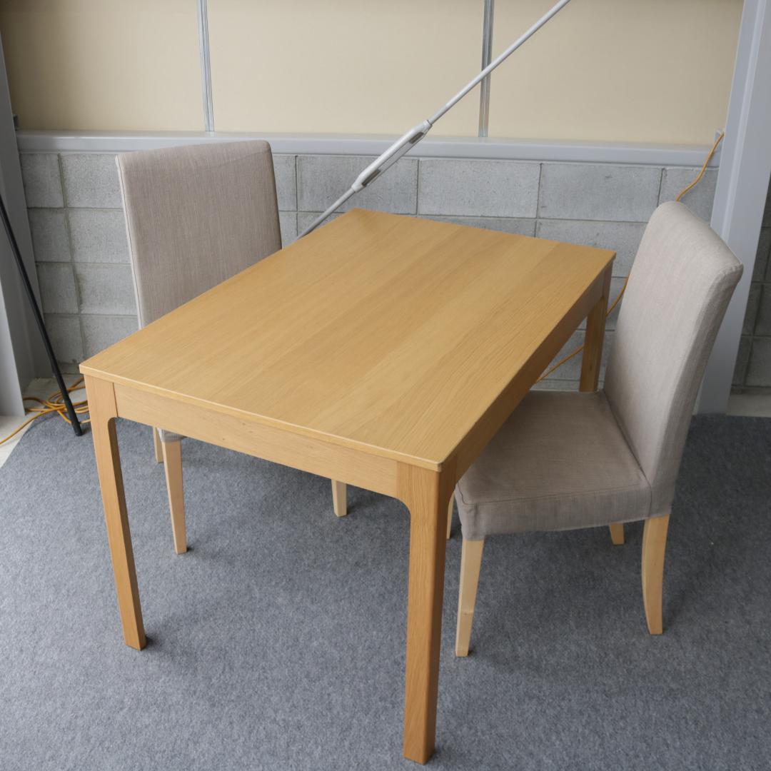 イケア エーケダーレン ヘンリクスダール ダイニングセット 伸長式テーブル