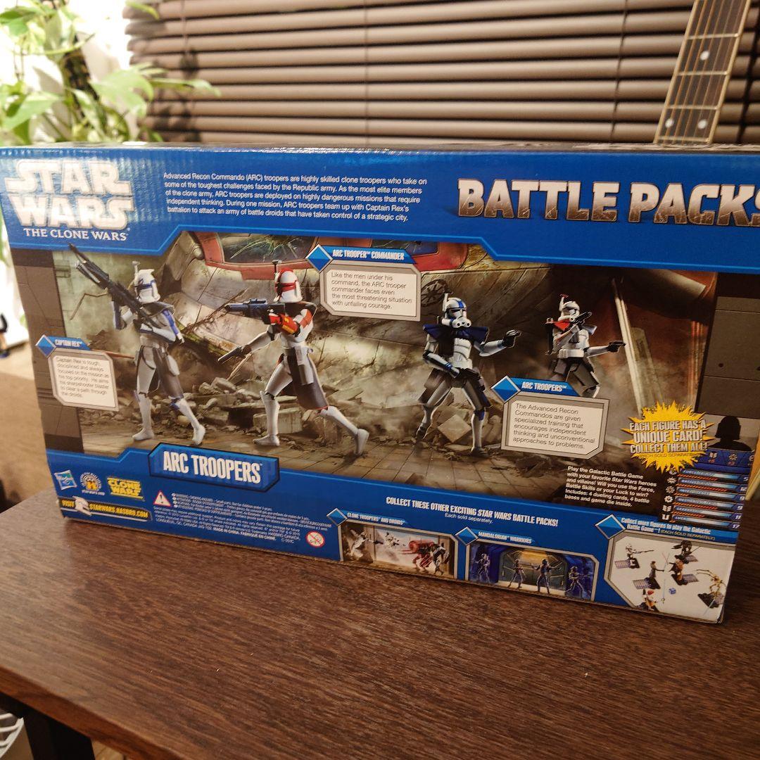 日本未発売　スターウォーズ クローンウォーズ　アークトルーパー バトルパック