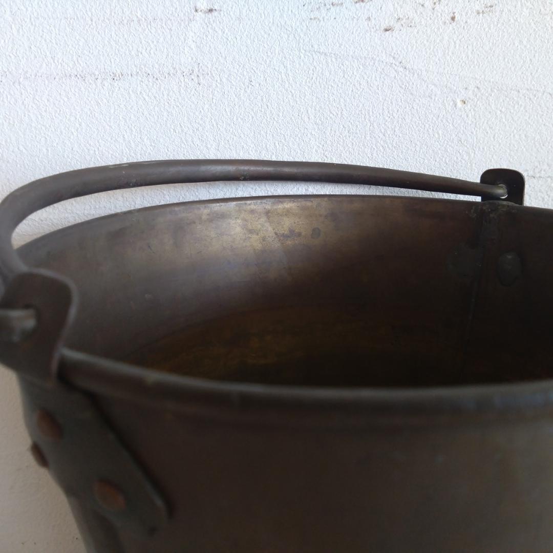 銅製　バケツ　古道具