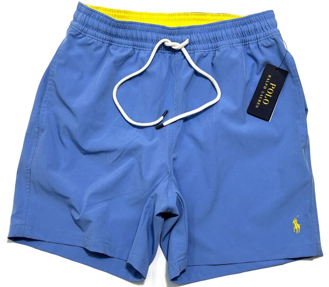 新品 ラルフローレン スイムショーツ ポニー刺繍 インナー付き US:S