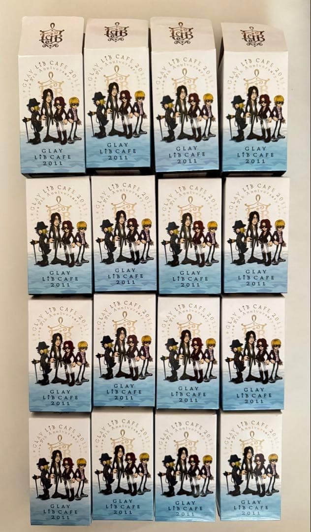 GLAY LiB CAFE 2011 フィギュアセット 全16種