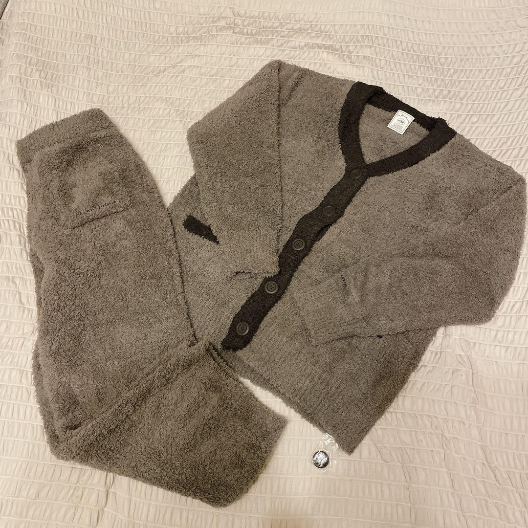 新品未使用　ジェラートピケ　セットアップ　ダークグレー　上下セット