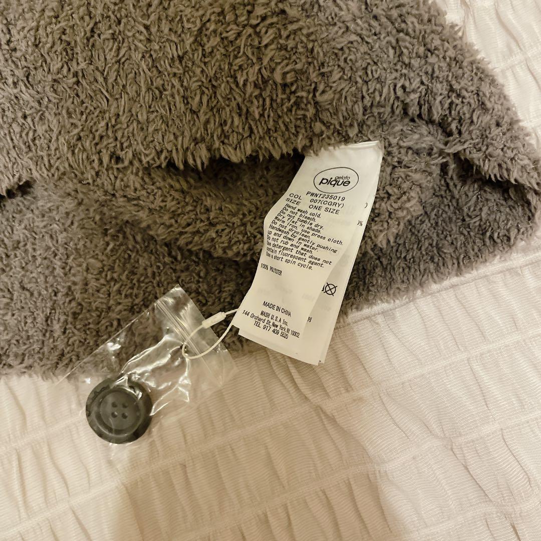 新品未使用　ジェラートピケ　セットアップ　ダークグレー　上下セット