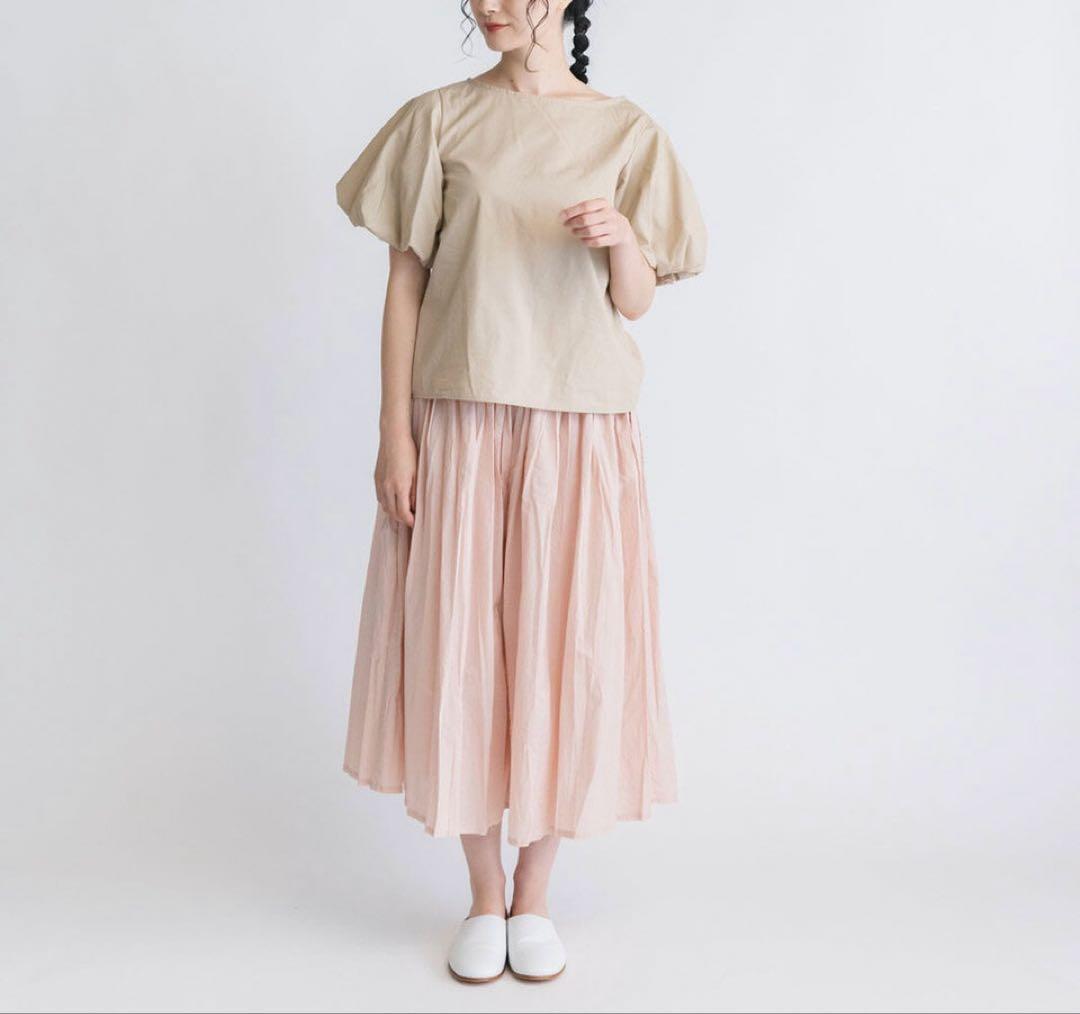 未使用品 FRANCESCA AMAM LABEL ギャザー パンツ キュロット