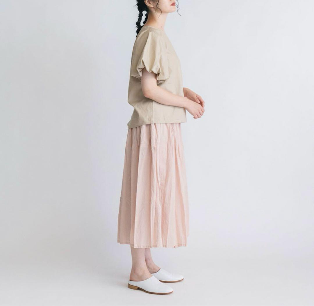 未使用品 FRANCESCA AMAM LABEL ギャザー パンツ キュロット