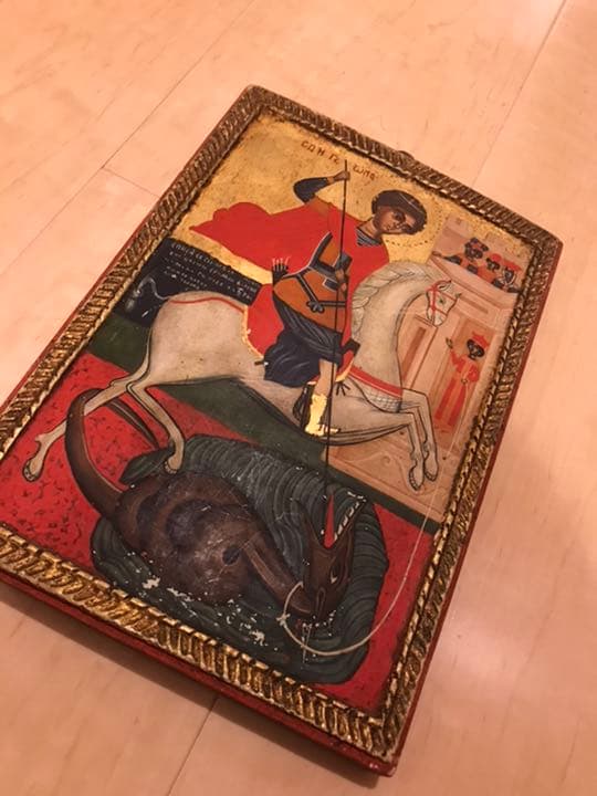 ヴィンテージ木彫オブジェ