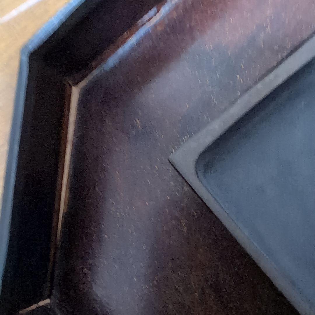 蒔絵絵梨地八角形硯箱　漆器 文箱 金箔装飾