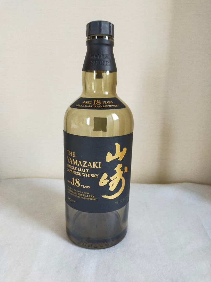 サントリー山崎18年空瓶(未洗）十箱　美品