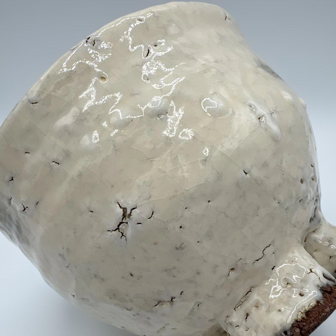 四代　真清水蔵六　金海割高台　茶盌