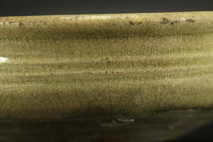 黄瀬戸 梅型 鉢 古美術(ZE569)