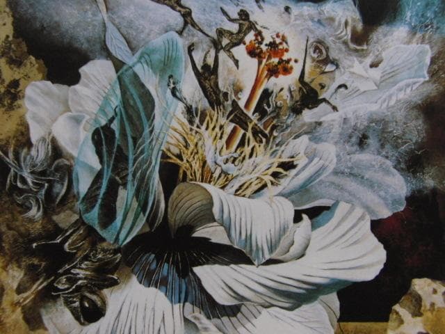 日下部淑子【めぐる季節（光と影）】希少な額装用画集より、状態良好