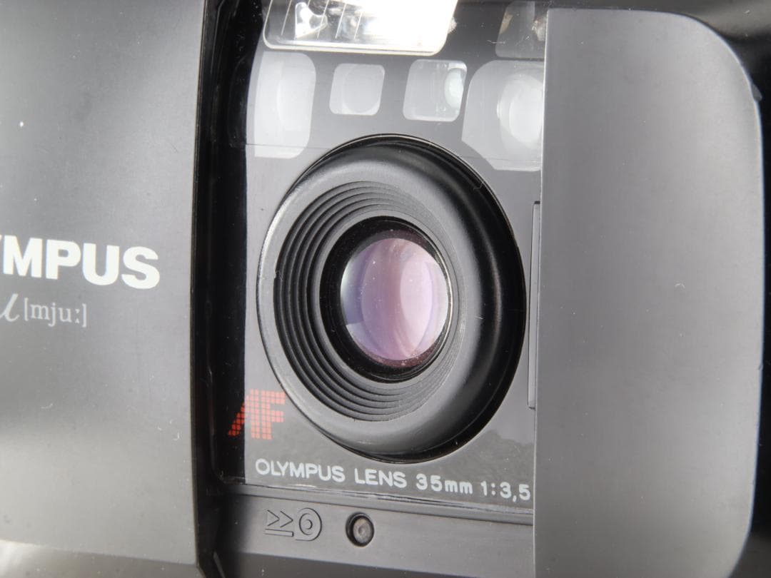 【動作確認済】OLYMPUS μ オリンパス ミュー ブラック #5969