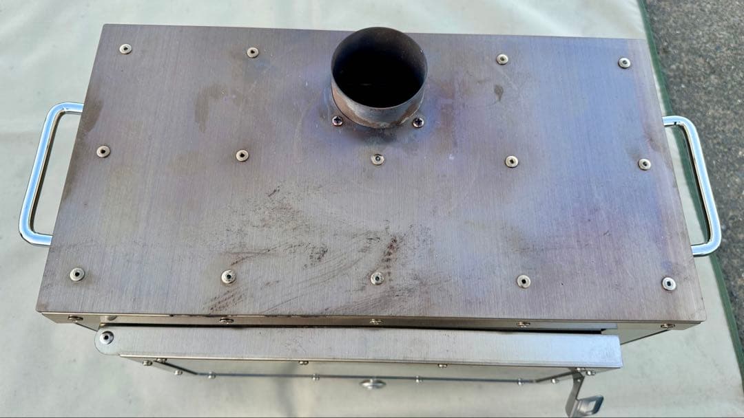 暖炉型 2次燃焼薪ストーブ３面窓ガラス　SOLOTOUR