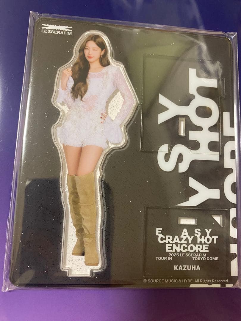 藻*府様 Le Sserafim 東京ドーム　アクスタ　カズハ