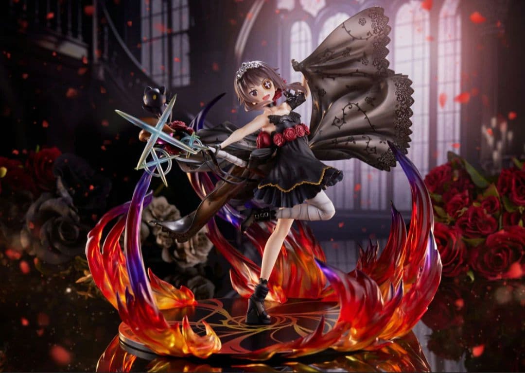 めぐみん 漆黒の薔薇ドレスver. 1/7スケールフィギュア