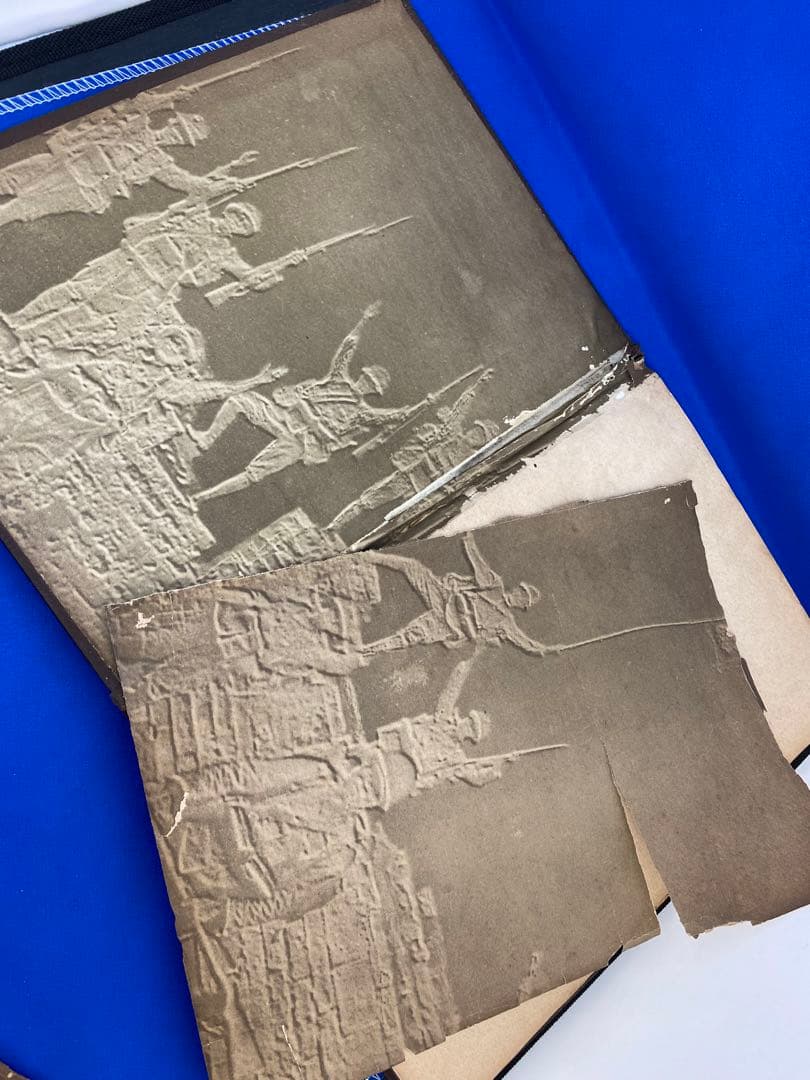 希少⭐️非売品　記念写真帖 支那事変 朝鮮第二十三部隊　入隊記念写真付き　12…