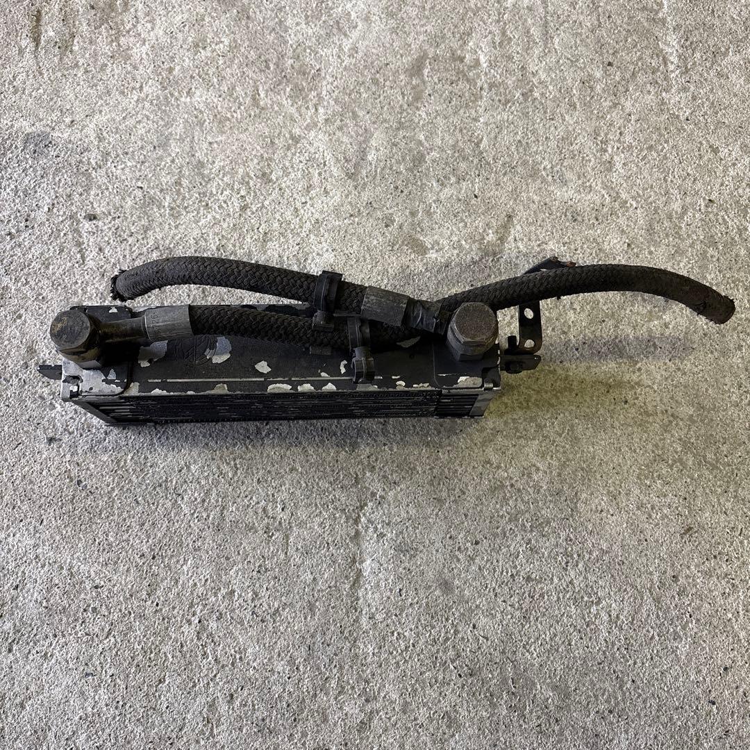 オイルクーラー　ダミー　旧車　街道レーサー　ホース付き