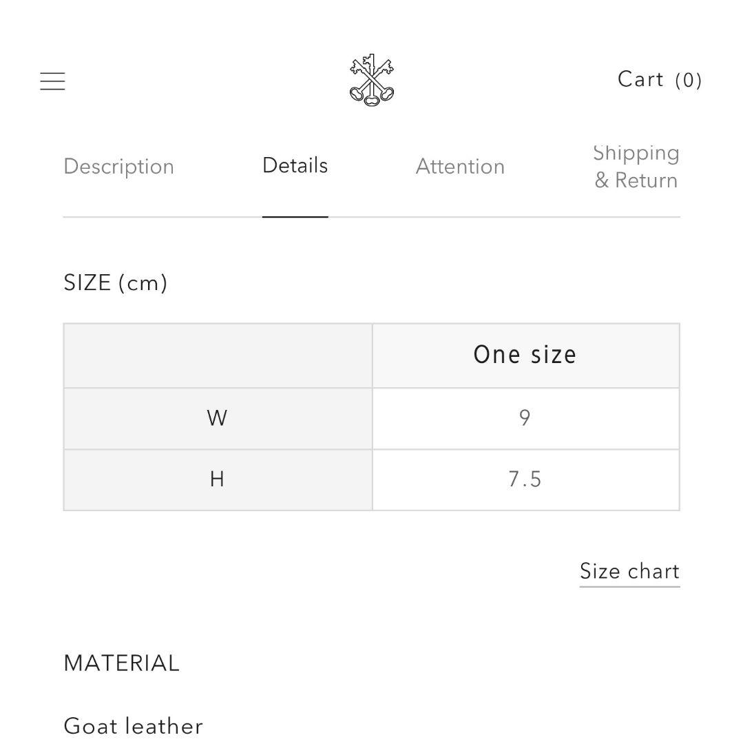 ARTS&SCIENCE ケース Round pouch アイボリー 美品