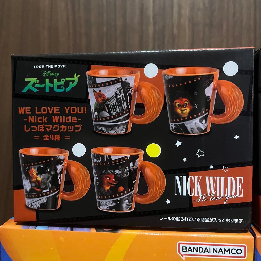 【4点セット】ズートピア2 モニタートップフィギュア しっぽマグカップ