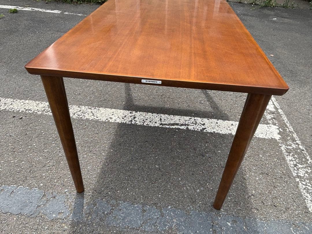 手渡し可 カリモク60 ダイニングテーブル W1300×D800×H700 茶