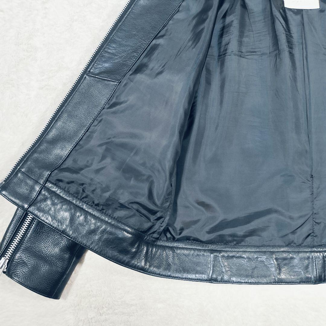 【美品☆XL】ヴァレット VALLET 01 シングルライダースジャケット　黒