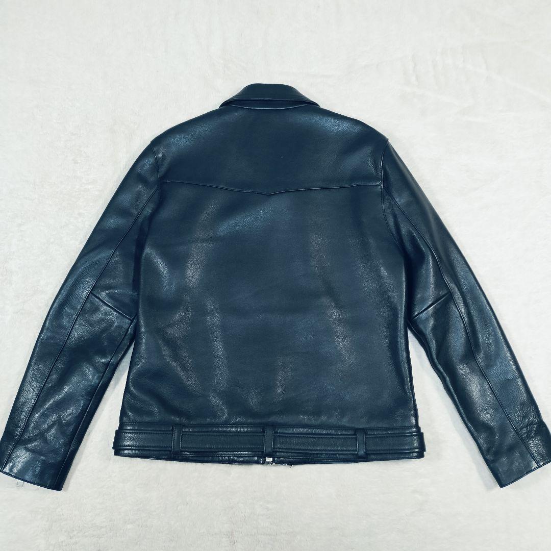 【美品☆XL】ヴァレット VALLET 01 シングルライダースジャケット　黒