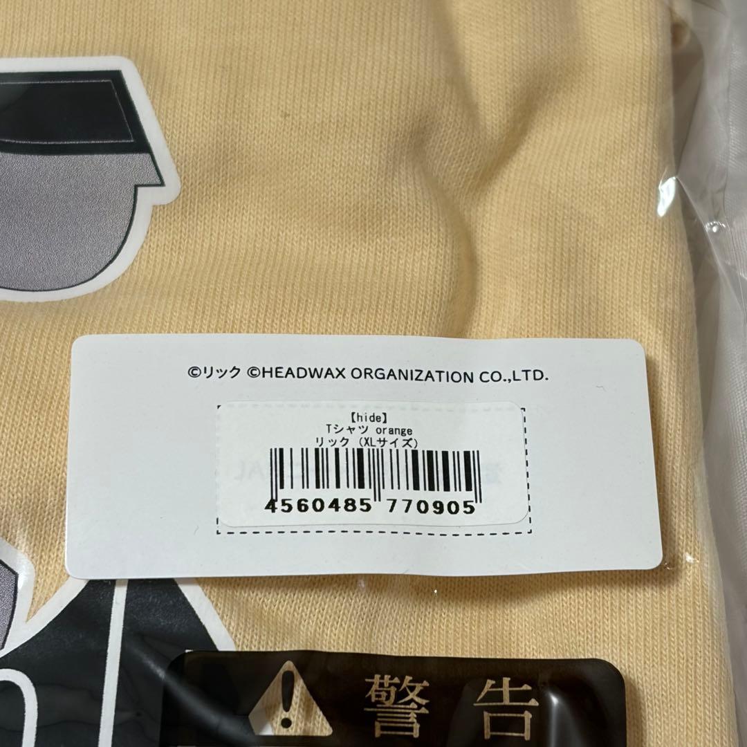 未使用 Tシャツ 2枚セットXLサイズ hide リック コラボ ステッカー付き