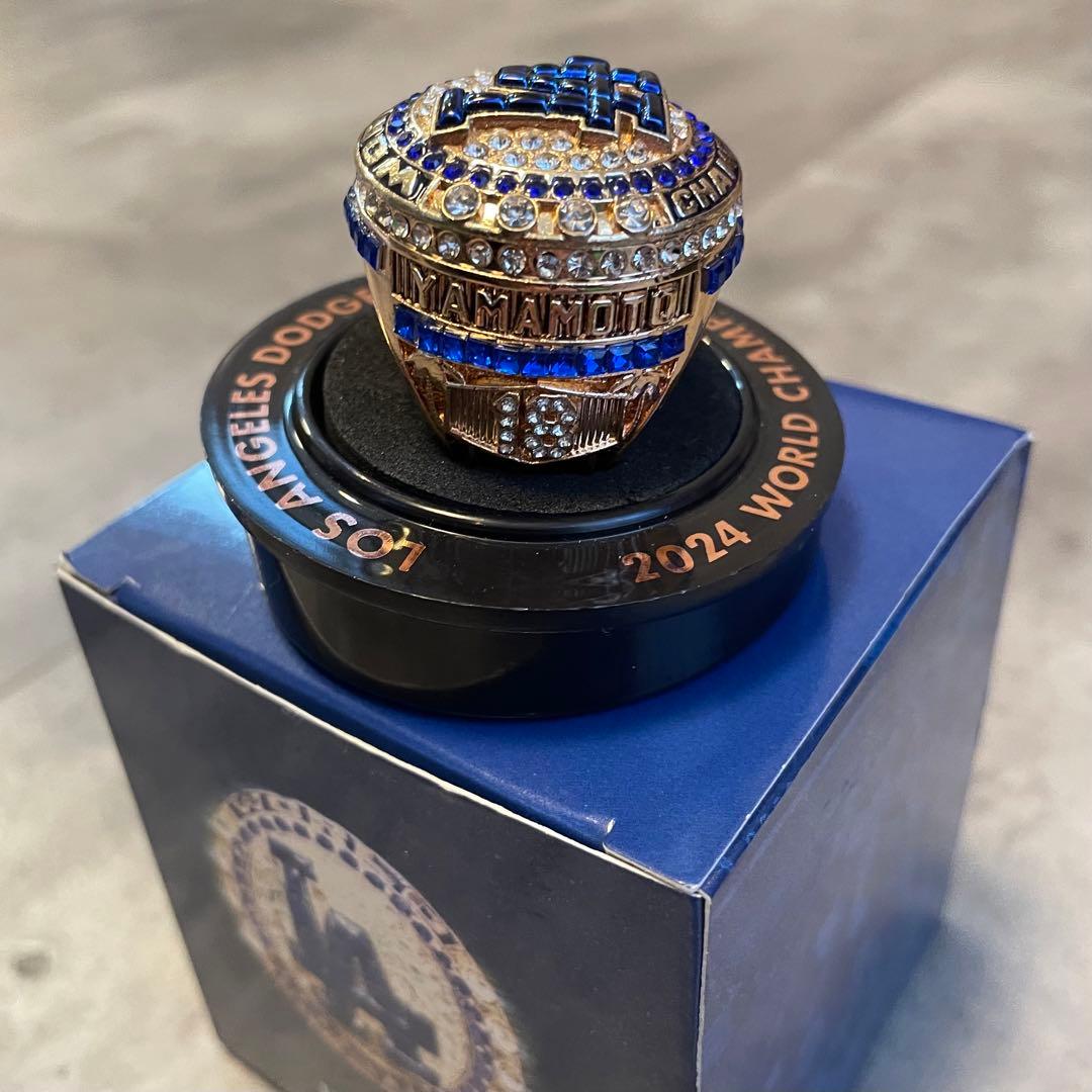 【希少 球場配布】シャンピオンズリング 山本由伸 ドジャース dodgers