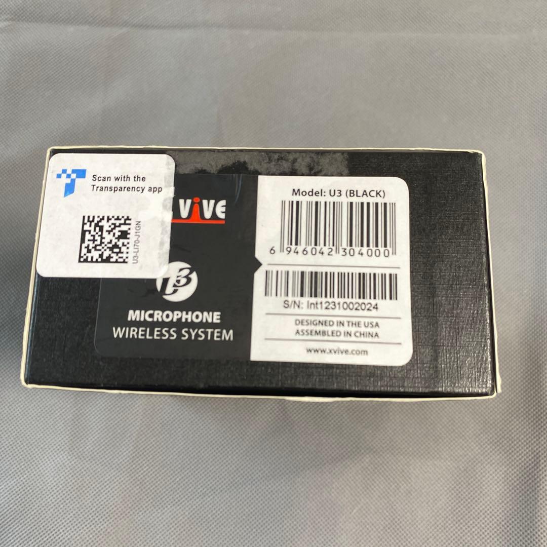 XVIVE エックスバイブ マイクロフォンデジタルワイヤレスシステム XV-U3