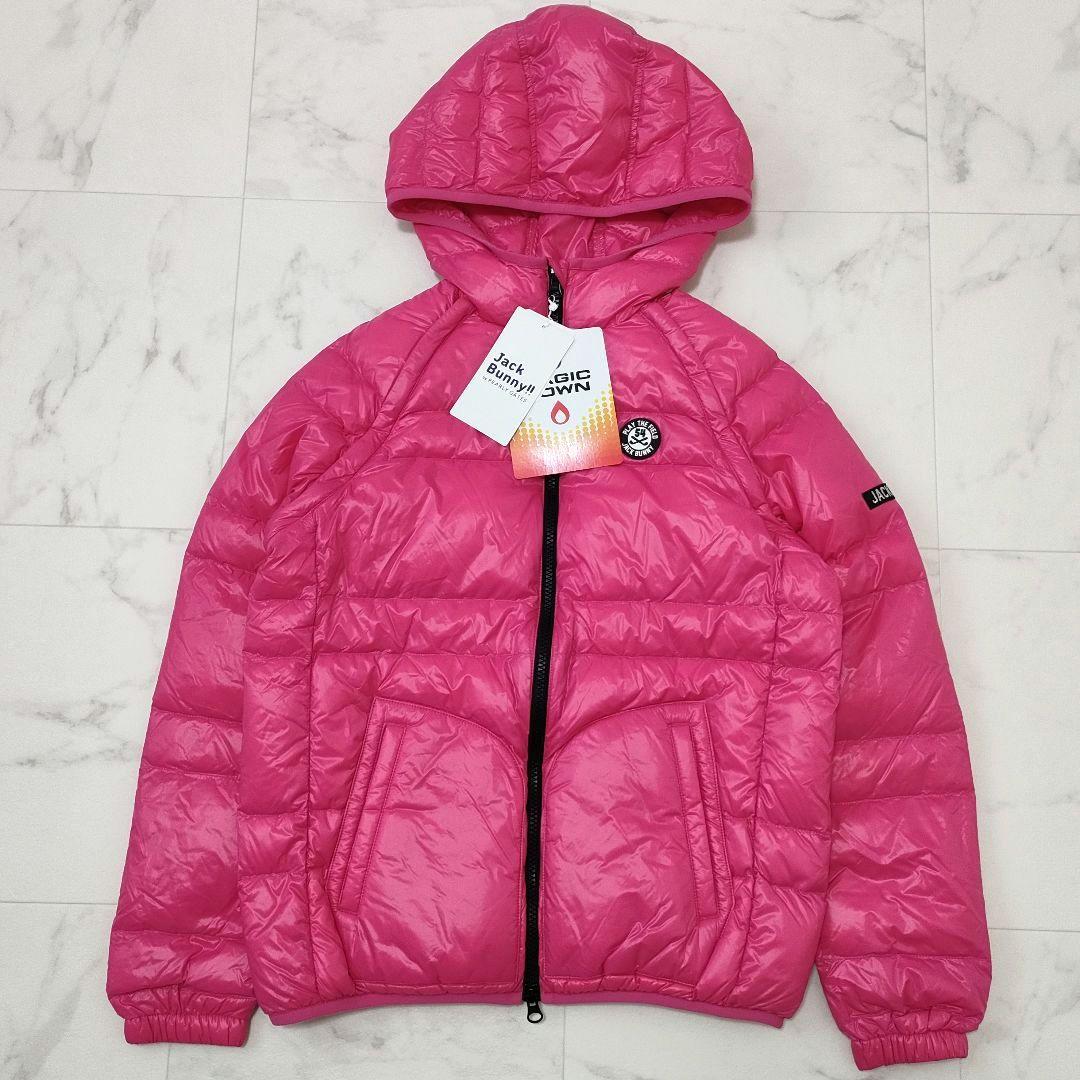 【新品タグ付き】ジャックバニー　マジックダウンジャケット　防寒　ピンク　サイズ1