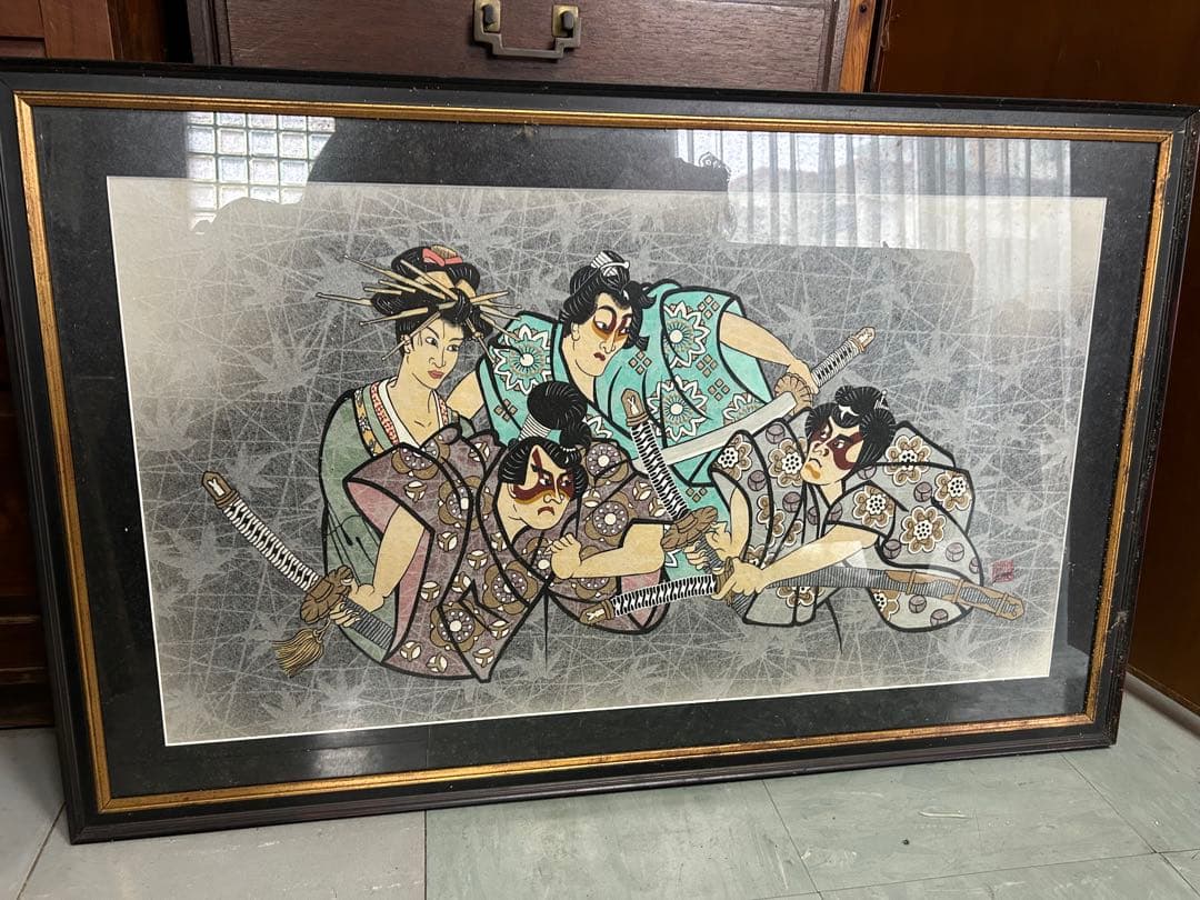 浮世絵 武士 3点