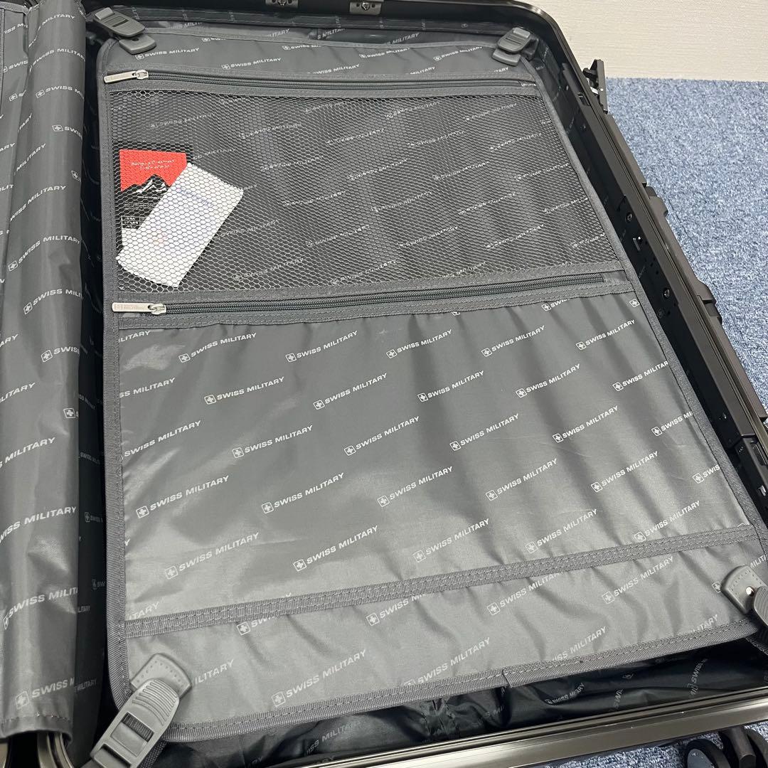 ほぼ未使用 スイスミリタリー スーツケース キャリーケース チタン 105L