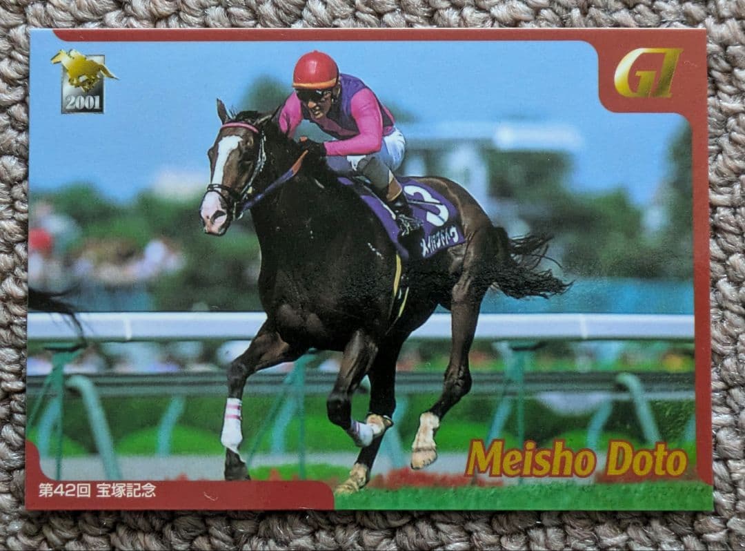 メイショウドトウ　勝利重賞カードセット & 宝塚記念単勝馬券