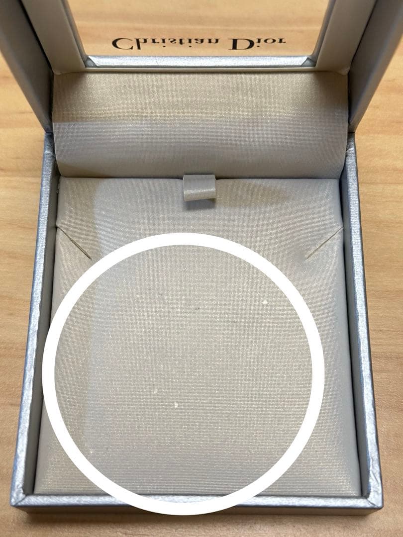 ChristianDior ロゴ ブローチ コサージュ ライトストーン ゴールド