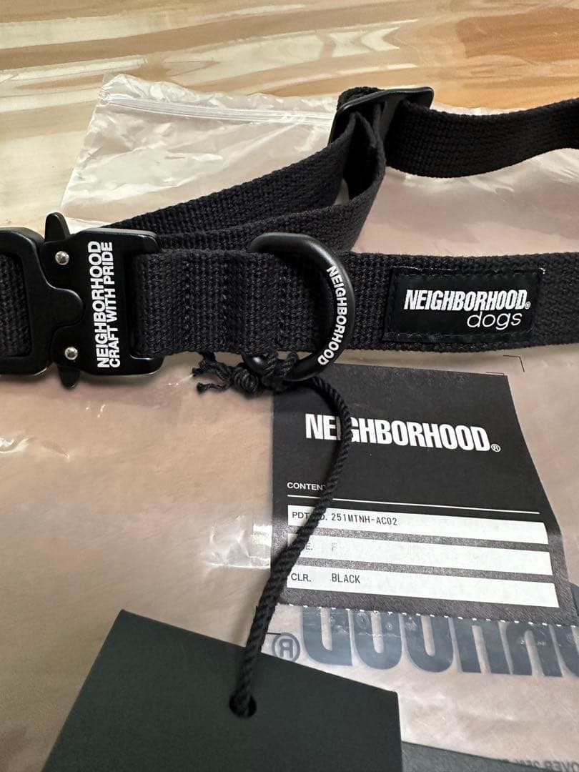 NEIGHBORHOOD DOG COLLAR WIDE 首輪　新品　黒色