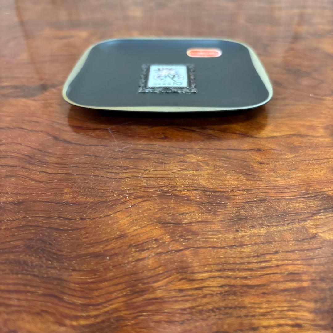 日本万国博覧会記念　花柄 陶器プレート 約12.5㎝　　　o0110