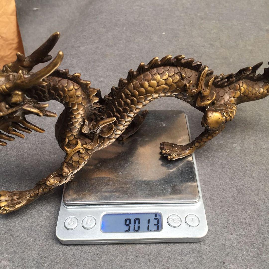 銅 細工 竜 干支竜 商売繁盛 家庭 事務 風水 開運 招財 置物 工芸品