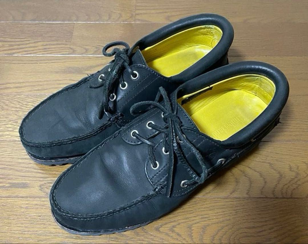 Timberland ティンバーランド 3eye モカシン 黒　27センチ