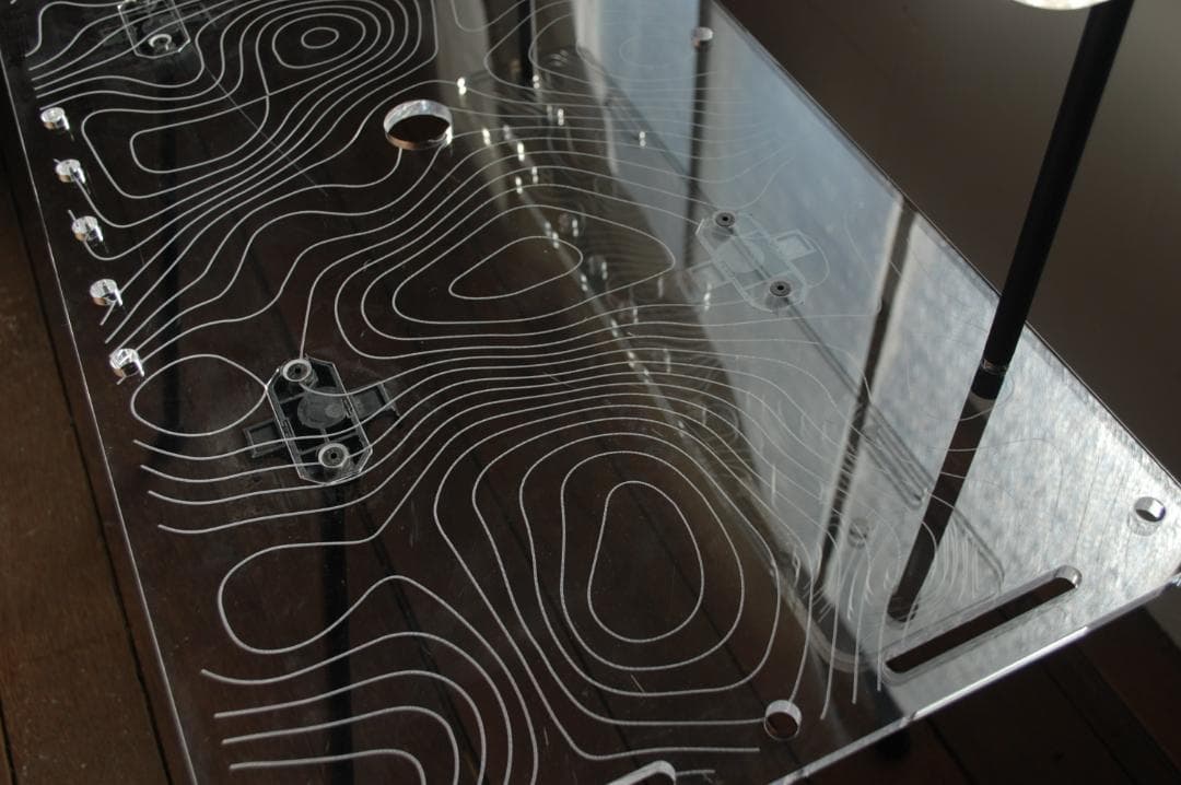 28000円→アウトレットSALE！アクリルキャンプテーブル80ｘ40ｃｍ棚付き