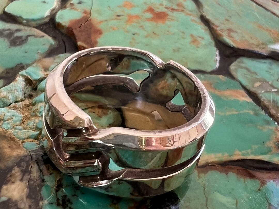 GUCCI silver925 インフィニティ　ノット　リング