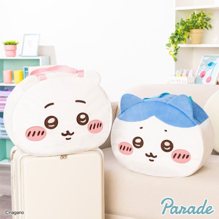 ちいかわ おかおBIGボストンバッグ①　2種セット！