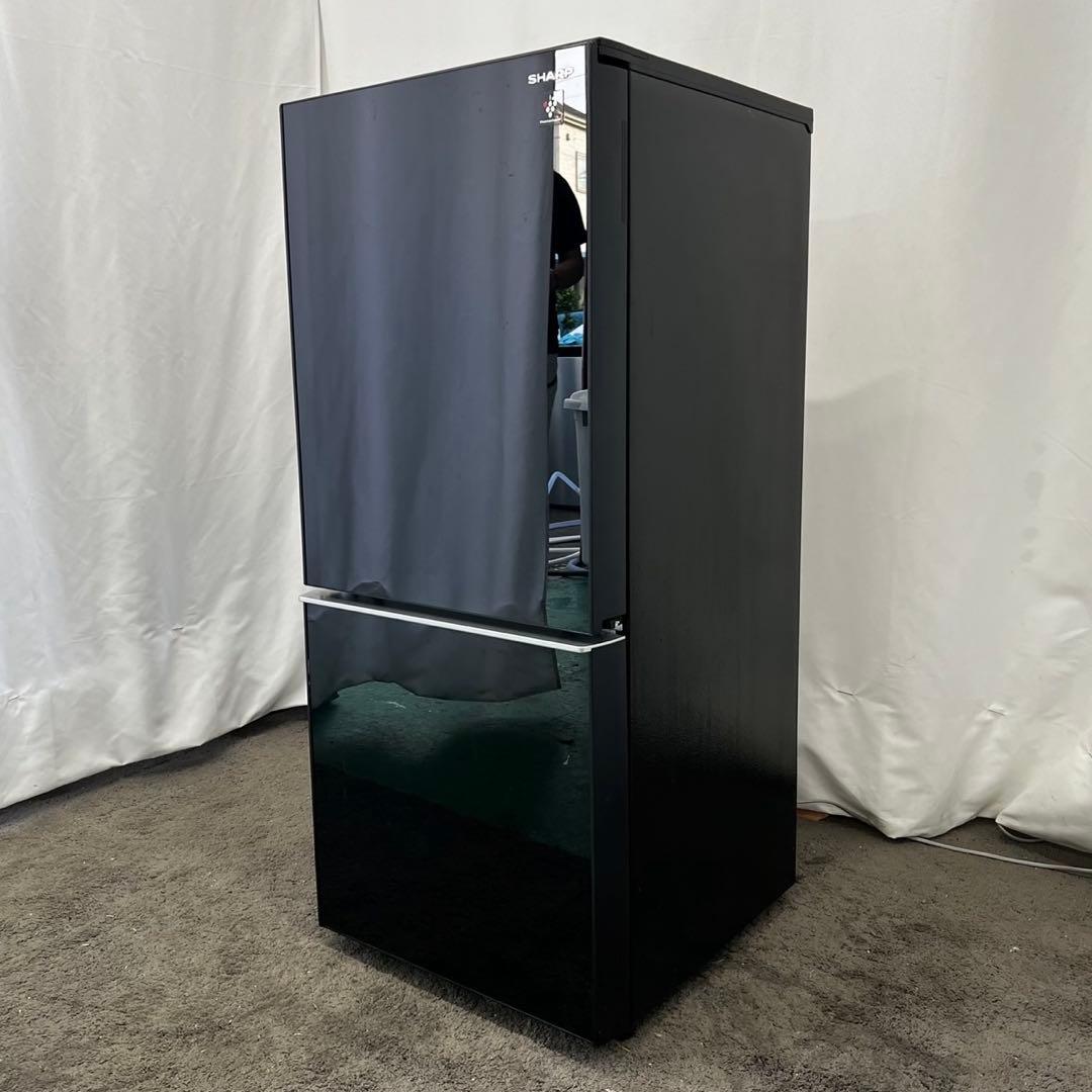 518❤️　冷蔵庫　シャープ　黒　一人暮らし　安い　綺麗　中古　設置無料　おすすめ
