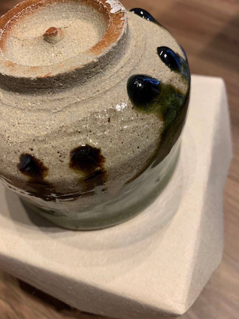 未使用品　杉本貞光 織部茶碗 茶道具