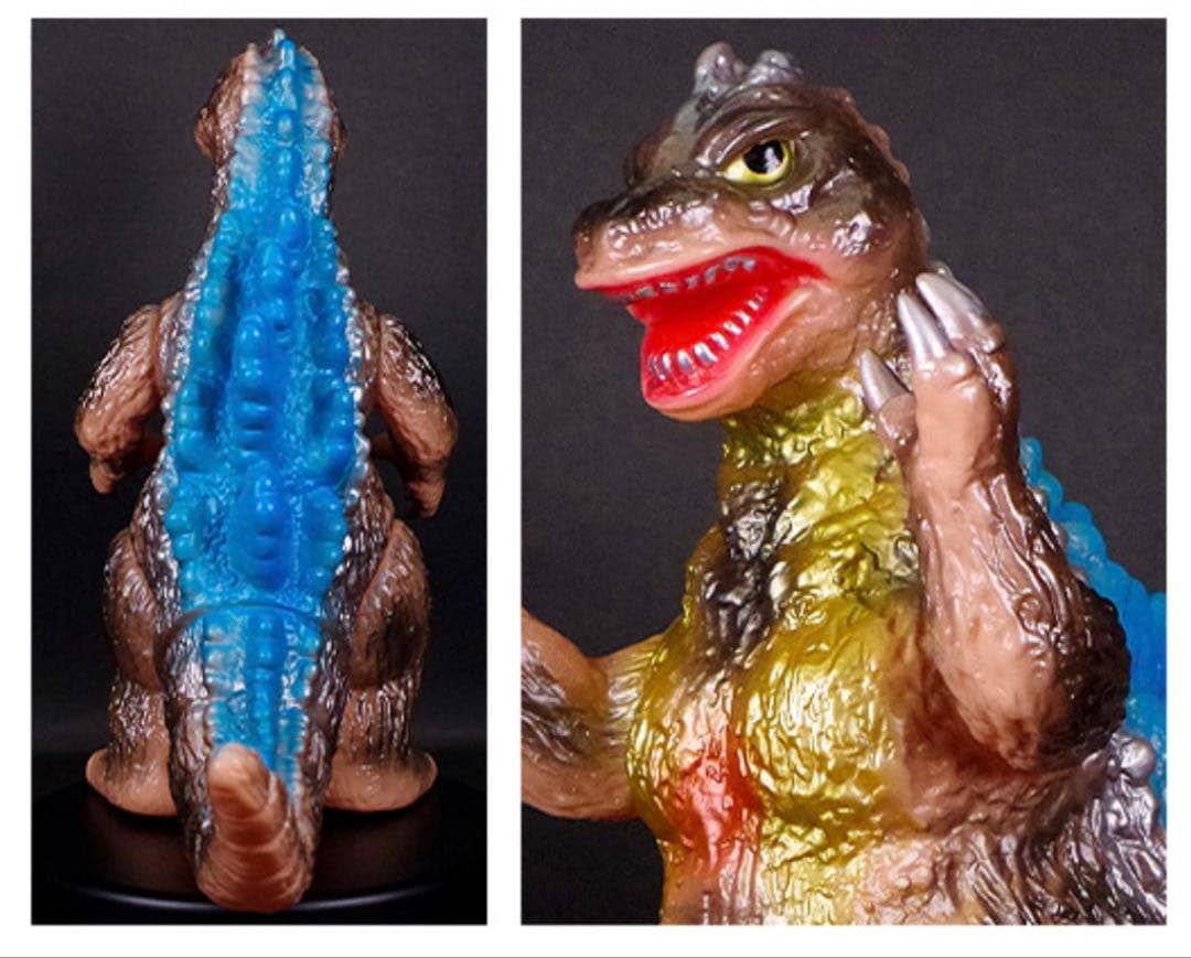 ブルマァクの怪獣シリーズ★ゴジラ50（ガンメタ） ブラウンカラー 東宝 ヘドラ