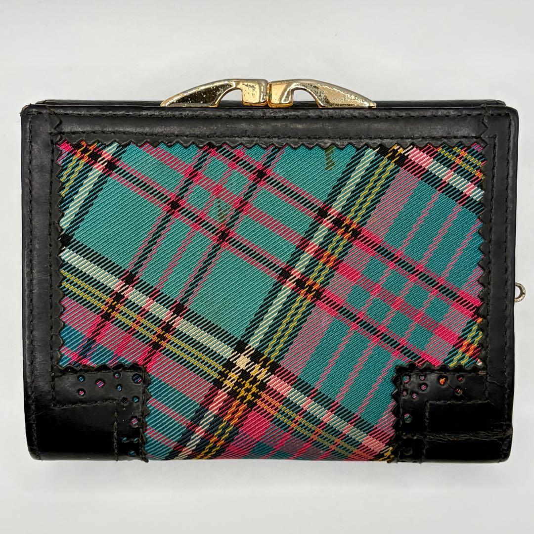 【希少・廃盤】ヴィヴィアン ウエストウッド　三つ折り財布 がま口 マックマラ